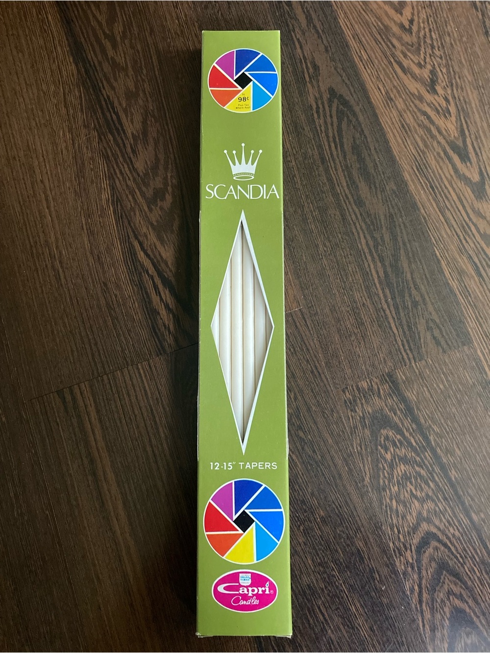 Scandia White Taper Candles by Capri - Classic White Set